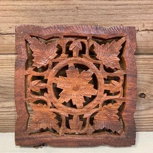 Boho Wood Trivet